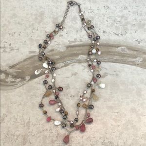 Talbots 3 tier necklace